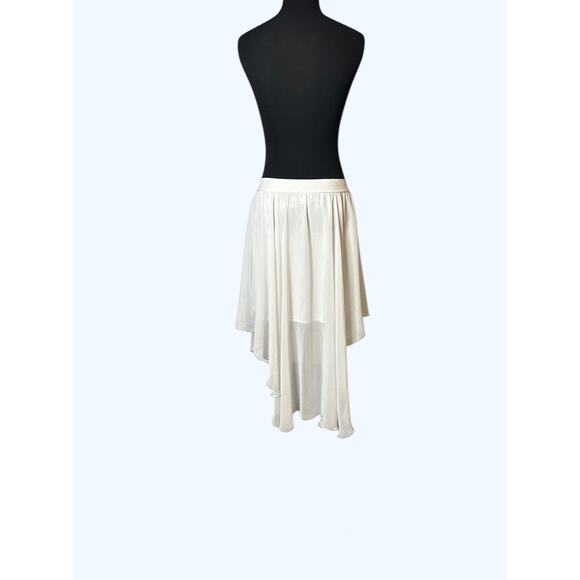 Cecico white asymmetrical lined pull on skirt size Medium - Picture 11 of 12